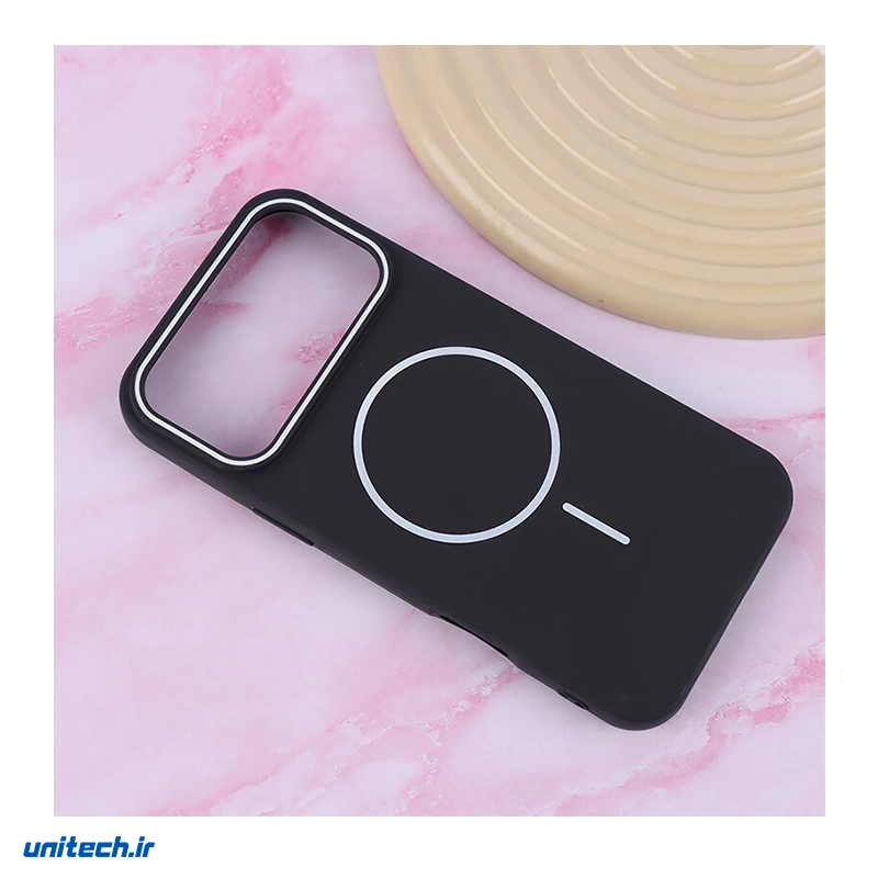 قاب چرمی مگ سیف دور محافظ رنگی مناسب گوشی iphone 172